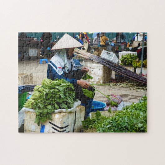 Puzzle Vietnam Farmers Market Vegetables (Horizontal)