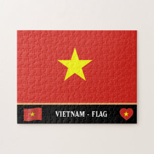Puzzle Vietnam Flag & Vietnam Country / Vietnam