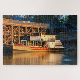 Puzzle Vieux bateau à roues à aubes, Echuca, Australie 3
