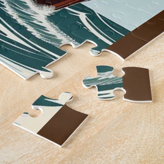 Puzzle Vieux bateau Vintage (Côté)