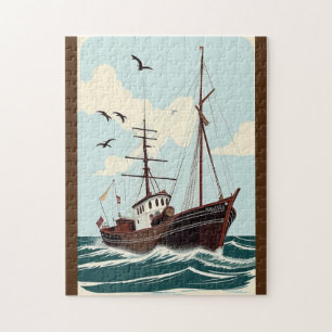 Puzzle Vieux bateau Vintage