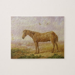 Puzzle Vieux Billy, un cheval de trait, âgé 62 (huile s
