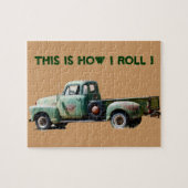 Puzzle Vieux camion : Il est comment je roule (Horizontal)