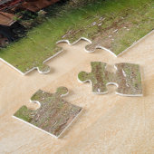 Puzzle Vieux camion rouge (Côté)