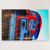 Puzzle Vieux camion rouge (Horizontal)