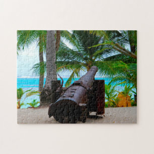 Puzzle Vieux canon Îles Mariannes.