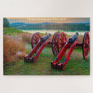 Puzzle Vieux canons de la guerre de Sécession. Vœux de No