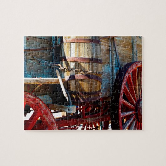 Puzzle Vieux Chariot en Bois (Horizontal)