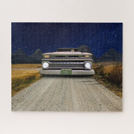 Puzzle Vieux chauffeur Zombie du camion de ramassage Vint (Horizontal)
