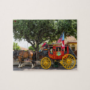 Puzzle Vieux coche Texas