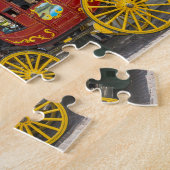 Puzzle Vieux coche Texas (Côté)