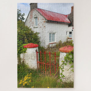 Puzzle Vieux Cottage Carne Wexford Irlande.