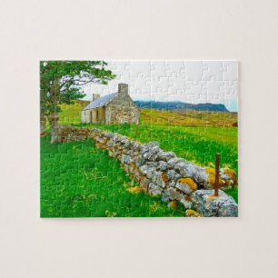Puzzle Vieux cottage irlandais Galway Irlande.