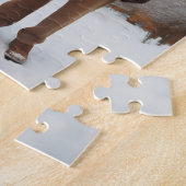 Puzzle Vieux Couple Dans La Neige (Côté)