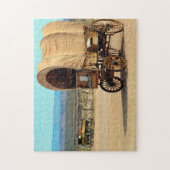 Puzzle Vieux Cowboy Wagon Arizona. (Vertical)