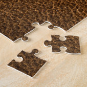 Puzzle Vieux cuir Brown : Arrière - plan texturé (Côté)