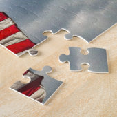 Puzzle Vieux Gloire ou les étoiles et rayures drapeau amé (Côté)