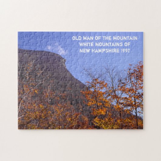 Puzzle Vieux homme de la montagne New Hampshire (Horizontal)