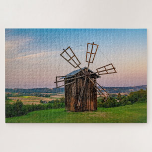 Puzzle Vieux Moulin à Vent Colline Moulin à Vent Rural Te