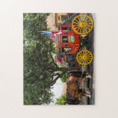 Puzzle Vieux Stagecoach Texas. (Vertical)