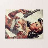 Puzzle Vieux Tattoo Hot Girl (Horizontal)
