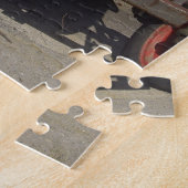 Puzzle Vieux tracteur rouge (Côté)