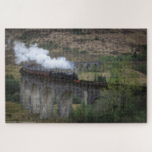 Puzzle Vieux train de vapeur sur le viaduc de Glenfinnan