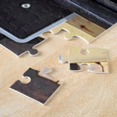 Puzzle Vieux Van français jaune (Côté)