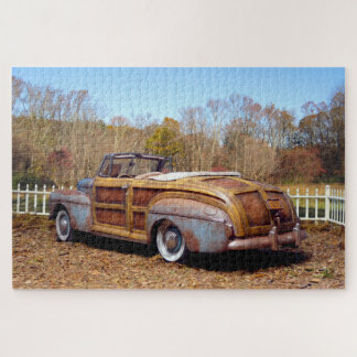 Puzzle Vieux Vintage Rusty Grange Trouver Voiture Woody C