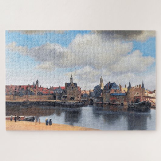 Puzzle View of Delft, Johannes Vermeer, 1659-1660 (Horizontal)