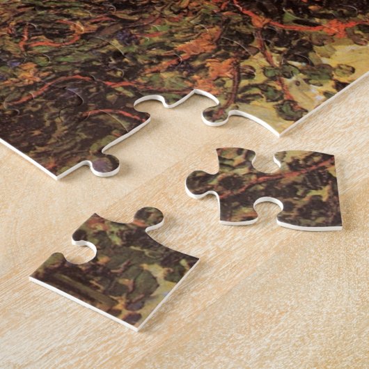 Puzzle Vignoble vert par Vincent van Gogh (Côté)