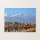 Puzzle Vignobles en automne de Mendoza, Argentine (Horizontal)