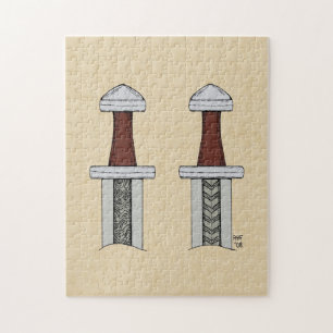 Puzzle Viking Sword Motif Welding