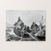 Puzzle Vikings débarquant en Islande Illustration (1909) (Horizontal)
