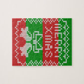 Puzzle Vilain pull motif sonnettes Joyeux fils Xmas (Horizontal)