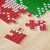 Puzzle Vilain pull motif sonnettes Joyeux fils Xmas (Côté)