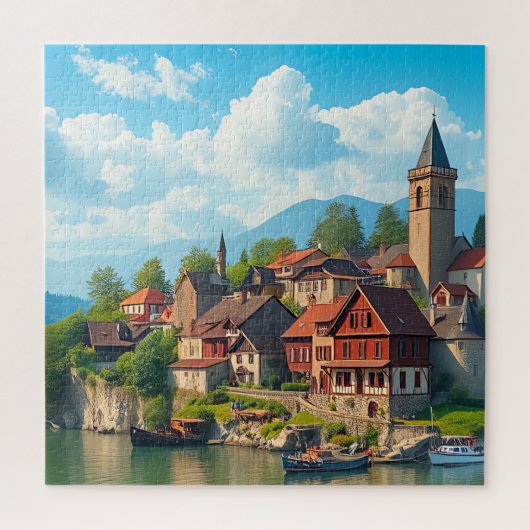 Puzzle Village de Lakeside (Vertical)