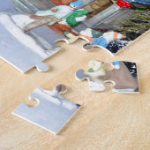 Puzzle Village de Noël miniature (Côté)