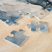 Puzzle Village de Noël Père Noël Noël (Côté)