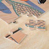 Puzzle Village de pêcheurs côtiers Pélicans (Côté)