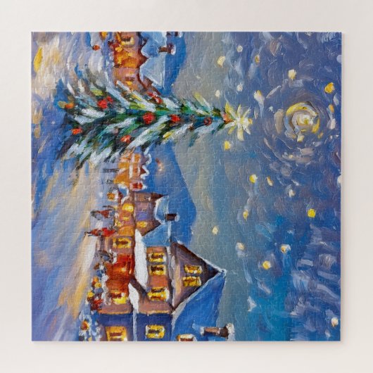 Puzzle Village d'hiver (Horizontal)