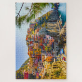 Puzzle Village italien paisible en bord de mer (Vertical)