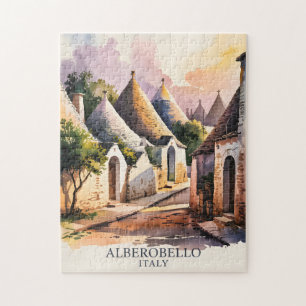 Puzzle Village Italien Trulli Vintage Alberobello Pouille