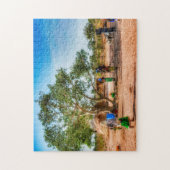 Puzzle Village Life. (Vertical)