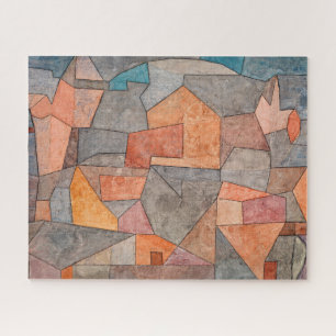 Puzzle Village parmi les rochers par Paul Klee
