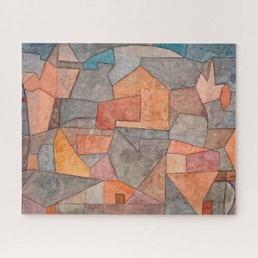 Puzzle Village parmi les rochers par Paul Klee (Horizontal)