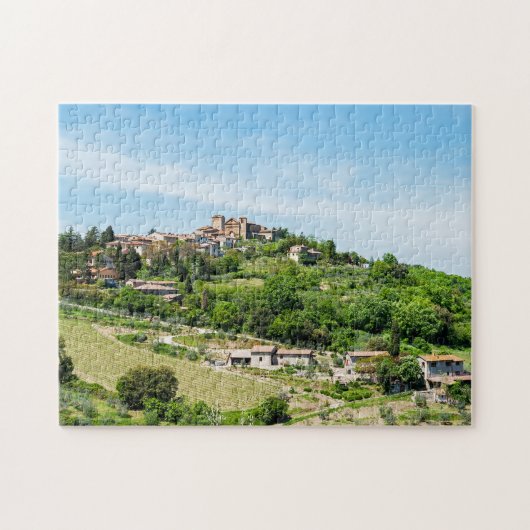 Puzzle Village Traditionnel Typique De Toscane - Italie (Horizontal)