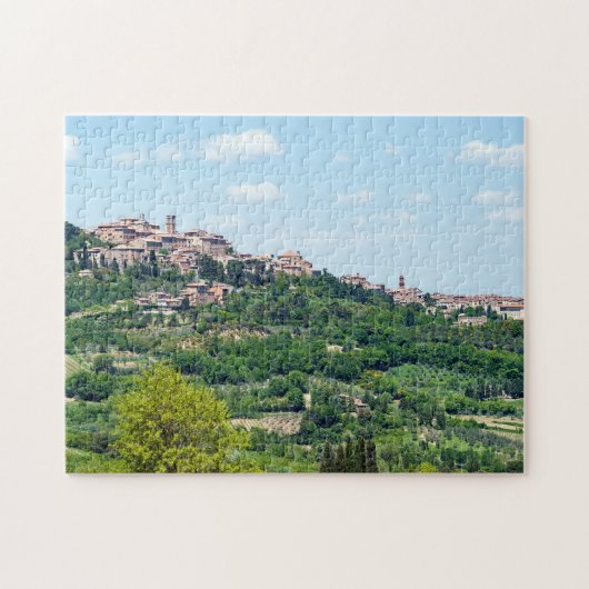 Puzzle Village typique traditionnel en Toscane - Italie (Horizontal)