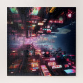 Puzzle Ville asiatique de Cyberpunk (Horizontal)