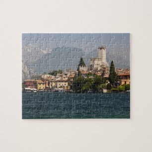 Puzzle Ville au bord du lac, Malcesine, province de Véron